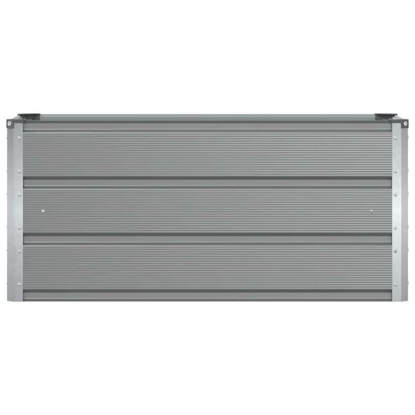 vidaXL Floreira Cinzento-claro 100 x 40 x 45 cm A&ccedil;o