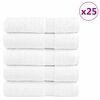 vidaXL Toalhas de banho premium SOLUND 25pcs 100x150cm 600 gsm branco