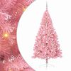 vidaXL &Aacute;rvore de Natal Artificial Pr&eacute;-iluminada Rosa 240 cm PVC