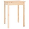 vidaXL Mesa de jantar 55x55x75 cm madeira de pinho maci&ccedil;a