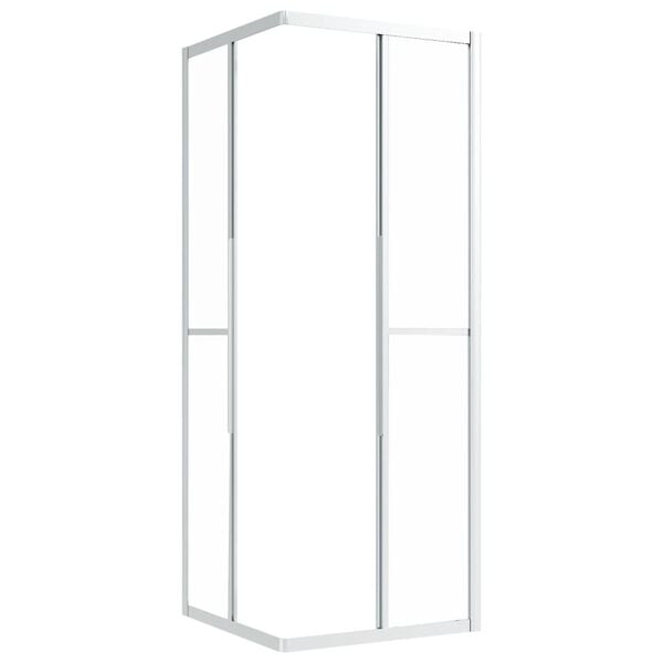 vidaXL Cabine de duche ESG opaco 80x80x180 cm