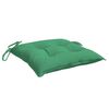 vidaXL Almofad&otilde;es de cadeira 4 pcs 50x50x7 cm tecido oxford verde