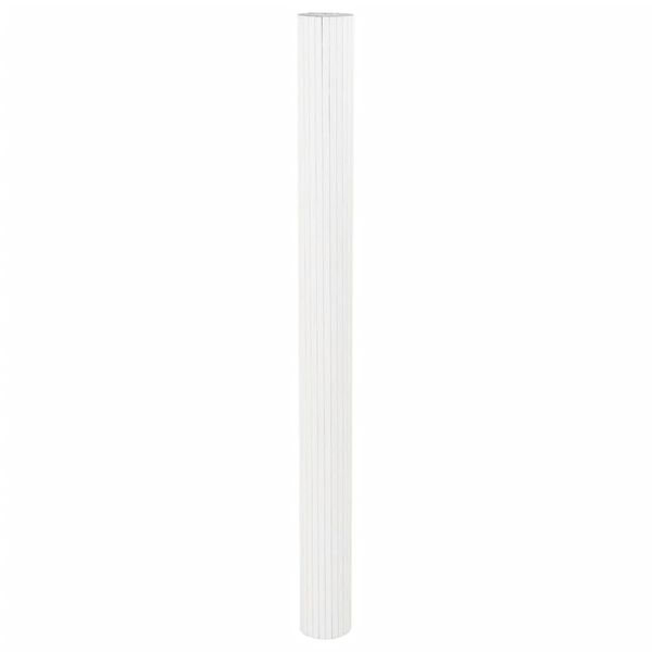 vidaXL Divis&oacute;ria largura 800 cm altura 165 cm bambu branco