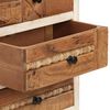 vidaXL Arm&aacute;rio de gavetas 45x30x105 cm madeira recuperada maci&ccedil;a