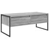vidaXL Mesa de centro Cinza Sonoma 100 x 46 x 40 cm