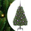 vidaXL &Aacute;rvore de Natal Artificial 120 cm 150 LED Branco quente Verde