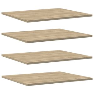 vidaXL Prateleiras estante 8pcs 60x50x1,5cm contraplacado cor carvalho