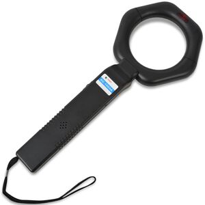 vidaXL Detetor de metais port&aacute;til preto