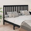vidaXL Cabeceira de cama 186x6x101 cm pinho maci&ccedil;o preto