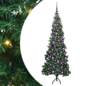 vidaXL &Aacute;rvore de Natal artificial de canto Verde 180 cm PVC e Metal