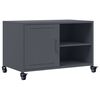 vidaXL M&oacute;vel de TV 68x39x43,5 cm a&ccedil;o antracite