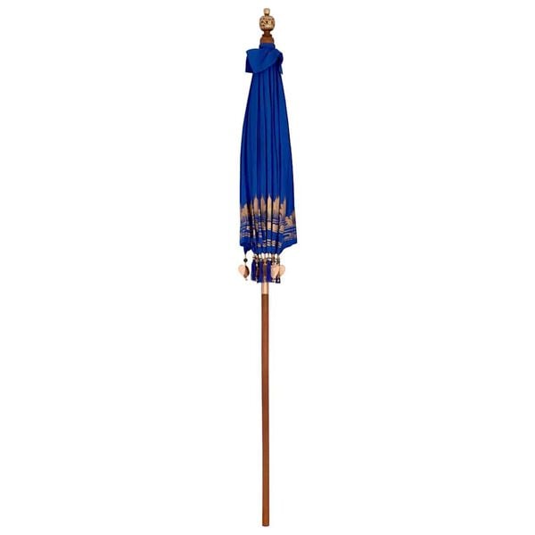 vidaXL Parasol Balin&ecirc;s Azul 185 x 185 x 260 cm