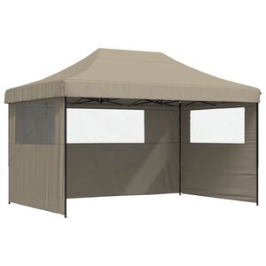 vidaXL Tenda de Festa Cinzento-acastanhado 292 x 440 x 315 cm