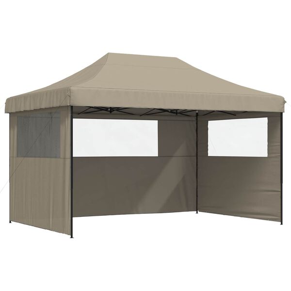 vidaXL Tenda de Festa Cinzento-acastanhado 292 x 440 x 315 cm