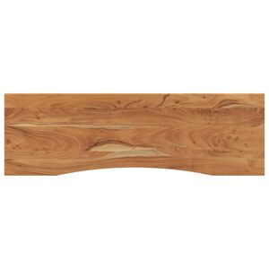 vidaXL Tampo de secret&aacute;ria retangular 160x50x2,5 cm ac&aacute;cia maci&ccedil;a