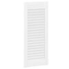 vidaXL Portas de arm&aacute;rio 2 pcs design de persiana 69x29,5 cm branco