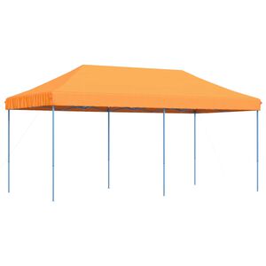 vidaXL Tenda de Festa Laranja 292 x 580 x 315 cm Tecido Oxford