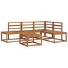 vidaXL Conjunto de Sof&aacute;s para Exterior 5 Pe&ccedil;a Natural