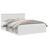 vidaXL Estrutura da Cama com cabeceira Branco 160 x 200 cm
