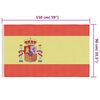 vidaXL Bandeira da Espanha 90x150 cm
