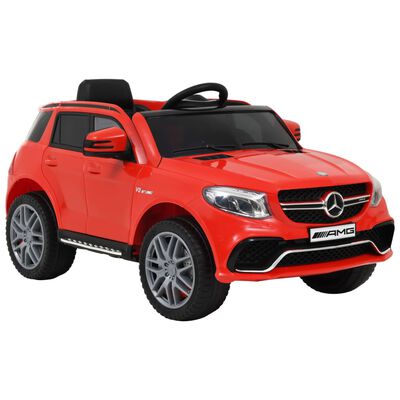 vidaXL Carro para crianças Mercedes Benz GLE63S plástico vermelho