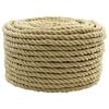 vidaXL Corda de Barco 10 mm 500 m Natural