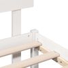 vidaXL Estrutura da Cama Branco 120 x 190 cm Madeira de pinho maci&ccedil;a