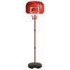 vidaXL Conjunto jogo de basquetebol infantil ajust&aacute;vel 160 cm