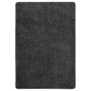 vidaXL Tapete shaggy 120x170 cm antiderrapante cinzento-escuro