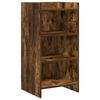 vidaXL Buffet Carvalho Fumado 40 x 36 x 80 cm Derivados de Madeira