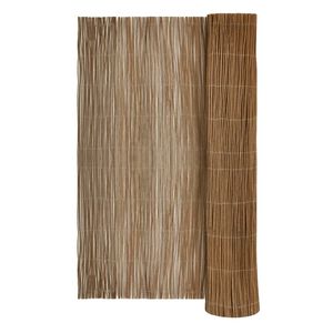 vidaXL Cerca de salgueiro 300x100 cm castanho