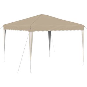 vidaXL Tenda de Festa Pop-up 288 x 288 x 245 cm Creme Tecido Oxford