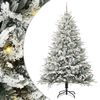 vidaXL &Aacute;rvore de Natal Artificial Pr&eacute;-iluminada com Conjunto de Bolas