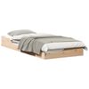 vidaXL Estrutura da Cama Castanho 90 x 210 cm