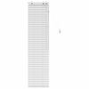 vidaXL Cortina Veneziana Branco 45 x 160 cm 35 mm