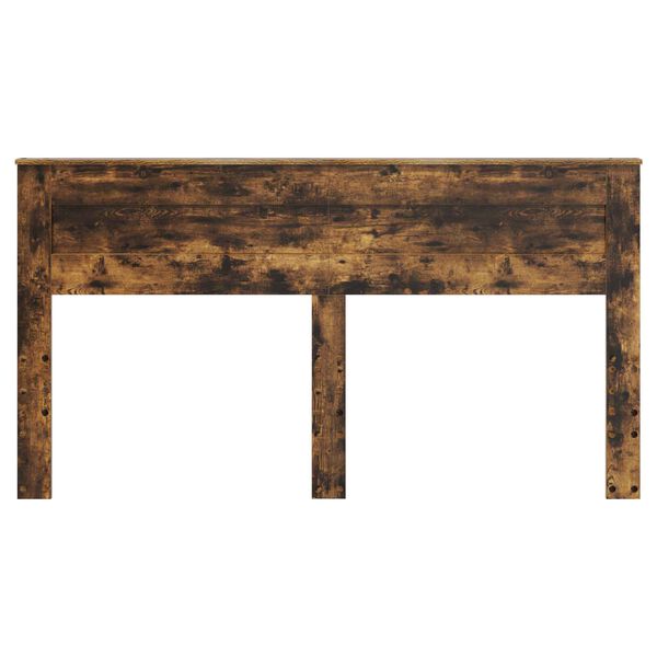 vidaXL Cabeceira Carvalho Defumado 200 cm Madeira processada
