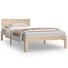 vidaXL Estrutura de cama 100x200 cm madeira pinho maci&ccedil;o