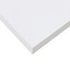 vidaXL Prateleiras de parede suspensas 2 pcs 23x23,5x3,8cm MDF branco