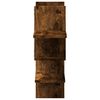 vidaXL Prateleira parede 124,5x18x60,5cm deriv.madeira carvalho fumado