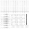 vidaXL Cerca com Poste Prateado 1,4 x 100 m A&ccedil;o