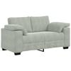 vidaXL Sof&aacute;-luvas 160x77x82 cm veludo cinzento-claro