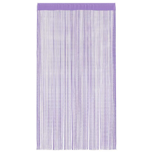 vidaXL Cortinas de fios 2 pcs 100x250 cm roxo
