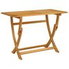 vidaXL Mesa Retangular Sydney Castanho 110 x 55 x 75 cm