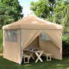vidaXL Tenda de Festa Bege 292 x 292 x 315 cm Tecido Oxford