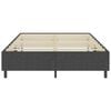 vidaXL Cama boxspring 160x200 cm tecido cinzento