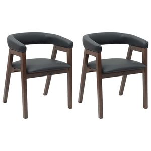 vidaXL Cadeiras de Jantar 2 unid. Madeira de Borracha S&oacute;lida