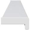 vidaXL Soleira de Janela Branco 160 x 15 x 4,5 cm PVC