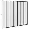 vidaXL Resguardo de duche Preto 168 x 140 cm Alum&iacute;nio