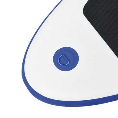 vidaXL Conjunto prancha paddle SUP insuflável c/ vela azul/branco