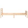 vidaXL Estrutura de cama 90x200 cm madeira maci&ccedil;a